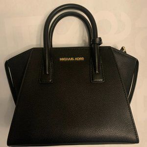 Michael Kors Avril Small Leather Satchel